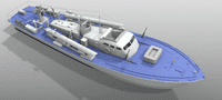 Elco 77' PT Boat kit - Royal Navy Fit.  1/144th scale