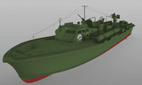 Elco 77' PT Boat Kit - US Navy Fit.  1/144th scale