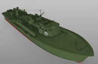 Elco 77' PT Boat Kit - US Navy Fit.  1/144th scale