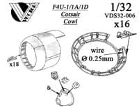 F4U-1/1A/1D Corsair cowl   1/32nd