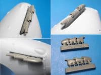Hurricane I wheel wells 1/48th Airfix