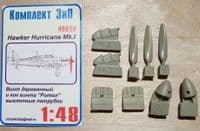 Hurricane MkI Exhausts and Prop