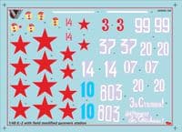 Il-2 field modified 2-seater conversion set+decal