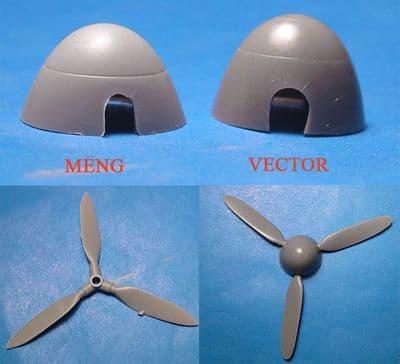 Me-410 Corrected Prop and spinner