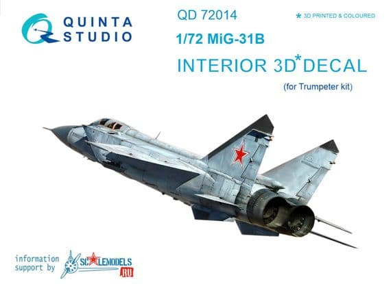 MiG-31B 1/72nd scale