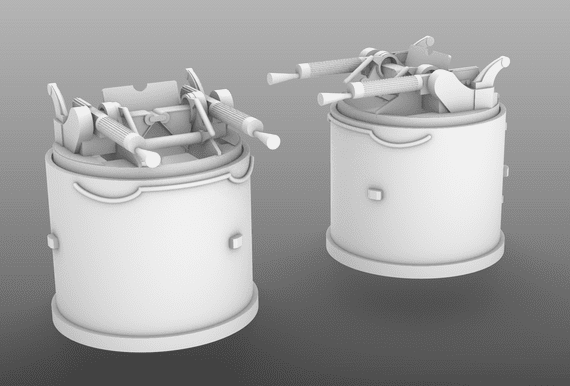 Vickers Twin Gun & Mount.