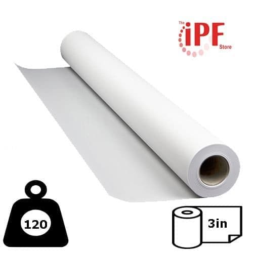 120gsm Matt Coated Premium Paper | 44in | 1118mm x 45m | 3in