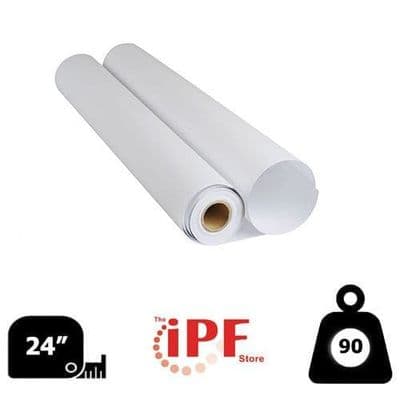 24 inch | 610mm x 110m CAD Paper | 90gsm