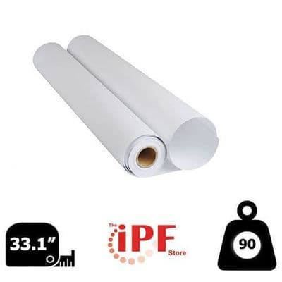 33.1 inch | 841mm x 90m CAD Plotter Paper | 90gsm
