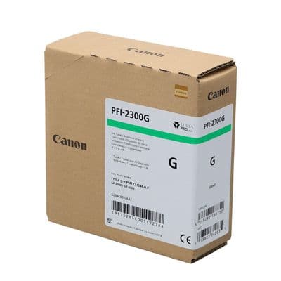 Canon GP-2000 Green Ink Cartridge | 330ml Ink | PFI-2300G | 5284C001AA