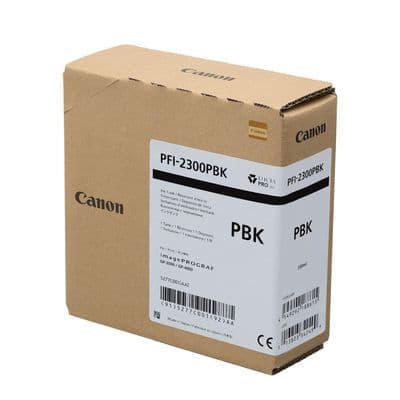 Canon GP-2000 Photo Black Ink Cartridge | 330ml Ink | PFI-2300PBK | 5277C001AA