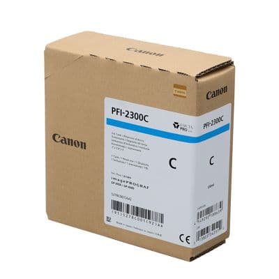 Canon GP-4000 Cyan Ink Cartridge | 330ml Ink | PFI-2300C | 5278C001AA