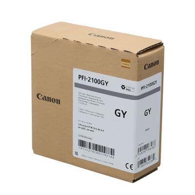 Canon GP-4000 Grey Ink Cartridge | 160ml Ink | PFI-2100GY | 5270C001AA