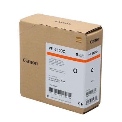 Canon GP-6600S Orange Ink Cartridge | 160ml Ink | PFI-2100O | 5272C001AA