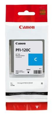 Canon TM-255 Cyan Ink Cartridge | 130ml Ink | PFI-120C | 2886C001AA