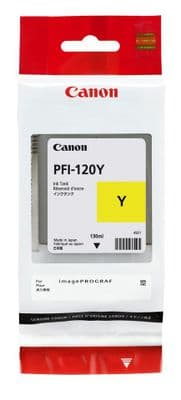 Canon TM-255 Yellow Ink Cartridge | 130ml Ink | PFI-120Y | 2888C001AA