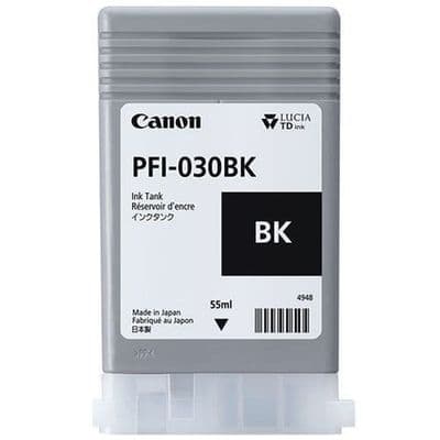Canon TM-340 Black Ink Cartridge | 55ml Ink | PFI-030BK | 3489C001AA