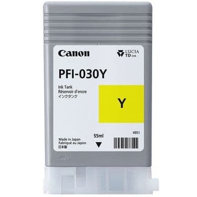 Canon TM-340 Yellow Ink Cartridge | 55ml Ink | PFI-030Y | 3492C001AA