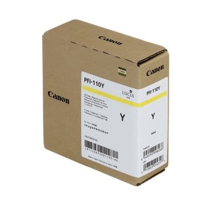 Canon TX-4200 Yellow Ink Cartridge | 130ml Ink | PFI-110Y | 2367C001AA