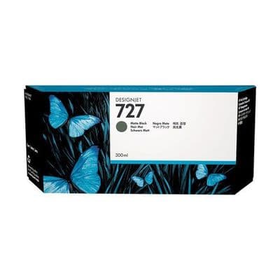 HP DesignJet T1530 Matte Black Ink Cartridge | HP No.727 | 300ml | C1Q12A