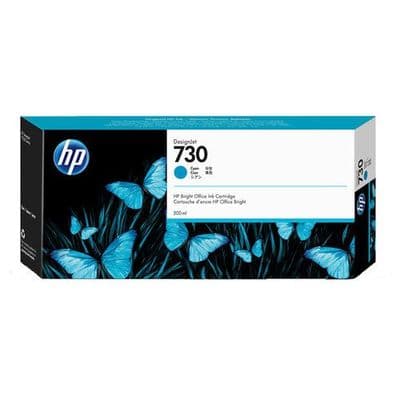HP DesignJet T1600 Cyan Ink Cartridge | HP No.730 | 300ml | P2V68A