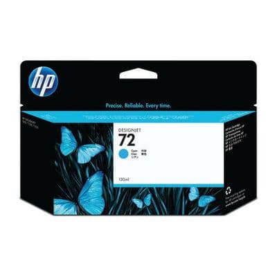 HP DesignJet T795 Cyan Ink Cartridge | HP No.72 | 130ml | C9371A