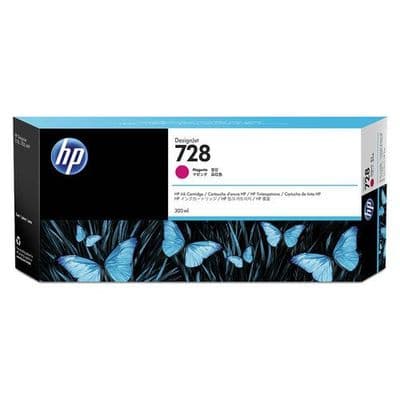 HP DesignJet T830 Magenta Ink Cartridge | HP No.728 | 300ml | F9K16A