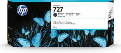 HP DesignJet T930 Matte Black Ink Cartridge | HP No.728 | 300ml | C1Q12A