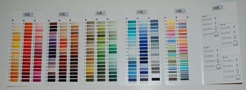 00 Aurifil Cottons Shade Card
