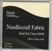 14-count Aida Cloth - Pre-cut pack - CREAM - 30cm x 45cm