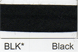 50mm-wide Polycotton Single Fold Bias Binding - BLK Black