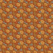 9232 - Autumn Woods - Makower UK - Woodland Bloom on Red - 1543_R - Cotton Fabric