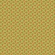9236 - Autumn Woods - Makower UK - Gathered Acorns on Green - 1545_G - Cotton Fabric
