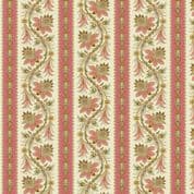 9261 - Holbrook - Makower UK - Pink Paisley Stripe - 1536_E - Cotton Fabric