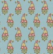 9263 - Holbrook - Makower UK - Blue Paisley - 1537_B - Cotton Fabric