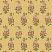 9265 - Holbrook - Makower UK - Yellow Paisley - 1537_Y - Cotton Fabric