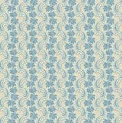 9269 - Holbrook - Makower UK - Blue Branch Stripe - 1539_B - Cotton Fabric