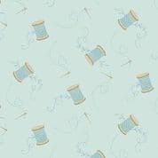 9311 - Sewing Bird - Edyta Sitar - Needle and Thread Lake - 1605_B - Cotton Fabric