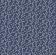 9355 - Forever Blooms - Lewis & Irene - Interlaced Blossoms Prussian Blue - CC65.3 - Cotton Fabric