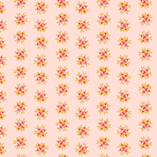 9361 - Friday Night - Makower UK - Small Posy on Peach - 1560_E - Cotton Fabric
