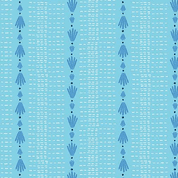 9364 - Friday Night - Makower UK - Glow Stripe on Blue - 1561_B - Cotton Fabric