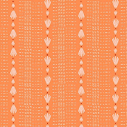 9365 - Friday Night - Makower UK - Glow Stripe on Orange - 1561_O - Cotton Fabric