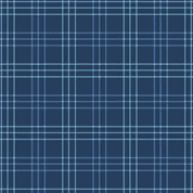 9380 - Friday Night - Makower UK - Plaid on Blue - 1565_B - Cotton Fabric