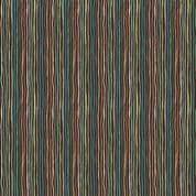 9407 - Prehistoric - Makower UK - Dinosaurs Chalk Stripe Brown - 153_V - Cotton Fabric