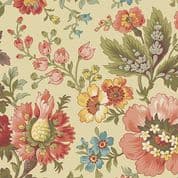 9410 - Farmer's Daughter - Edyta Sitar - Cream Large Floral - 10073_L - Cotton Fabric