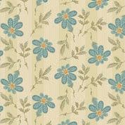 9413 - Farmer's Daughter - Edyta Sitar - Beige Floral Stripe - 10074_L - Cotton Fabric