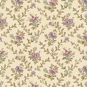 9451 - Ayla - Max & Louise - Mauve Floral Lattice - 1720_P - Cotton Fabric