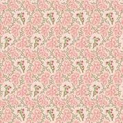 9452 - Ayla - Max & Louise - leaf & Flower on Pink - 1721_E - Cotton Fabric