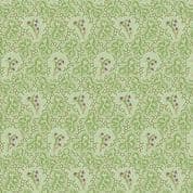 9453 - Ayla - Max & Louise - leaf & Flower on green - 1721_G - Cotton Fabric