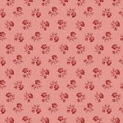 9459 - Ayla - Max & Louise - Grid Flower on Dark Pink - 1723_E - Cotton Fabric